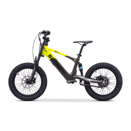 Draisienne électrique sedna sx 18" pouces jaune