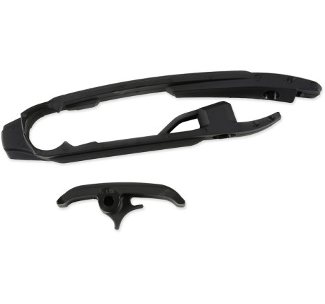 Kit patin de bras oscillant + patin de chaîne inférieur UFO noir 125/250/350/450 SX/SX-F