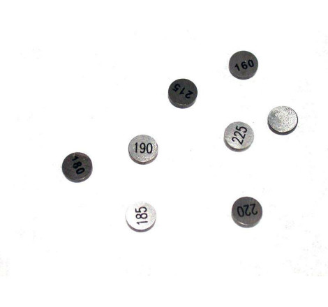 Pastilles de soupape HOT CAMS Ø8,90x2,40mm - jeu de 5