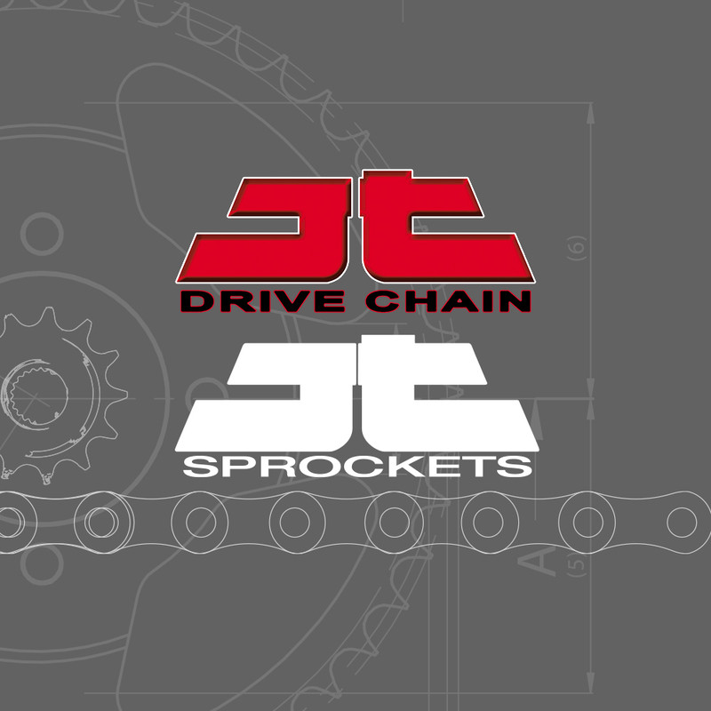 Kit chaîne JT 520HDS 13/51 super-renforcée - couronne ultra-light anti-boue 250 KX 2006 à 2008