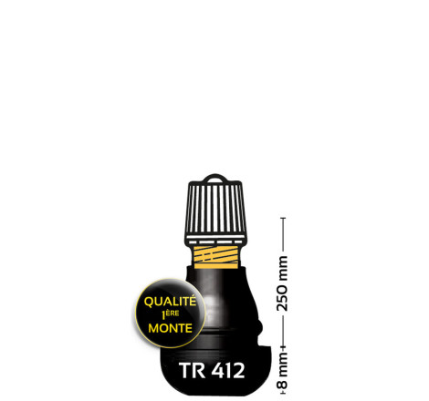 Valves droites caoutchoutées BIHR TR412 - 100 pièces