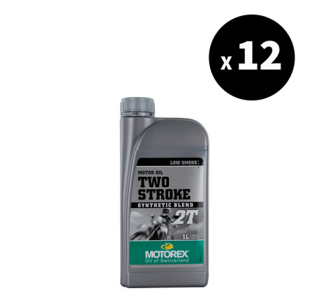 Huile moteur MOTOREX Two Stroke - 1L x12