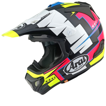 Casque ARAI MX-V EVO Battle Taille L - Jaune