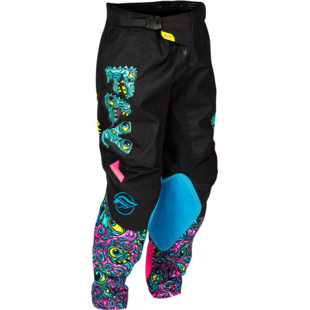 Pantalon enfant FLY RACING Kinetic Mutant Taille 22 - noir/multi
