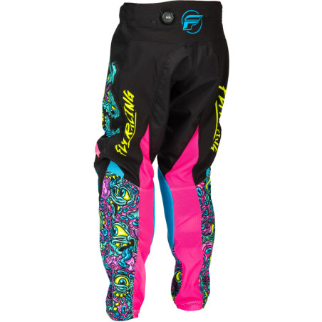 Pantalon enfant FLY RACING Kinetic Mutant Taille 22 - noir/multi
