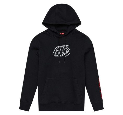 Hoodie TROY LEE DESIGNS Badge - noir
