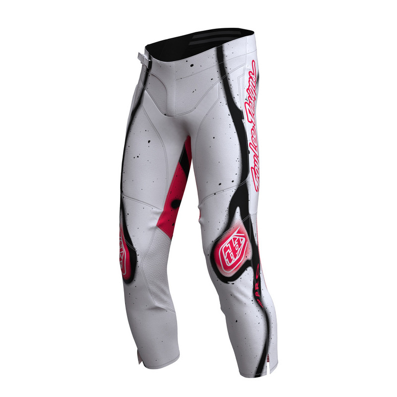 Pantalon enfant TROY LEE DESIGNS GP Pro Membrane Taille 24 - blanc/Infra Red