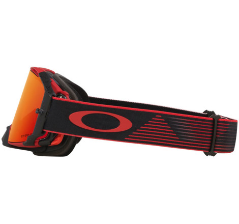 Masque OAKLEY Airbrake MX Red Motion – Écran Prizm™ MX Torch Iridium