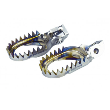 Repose-pieds SCAR anti-boue titane