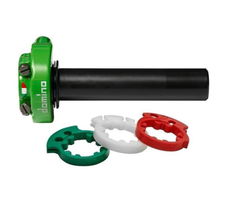 Poignée de gaz courte DOMINO série Racing XM2 - vert