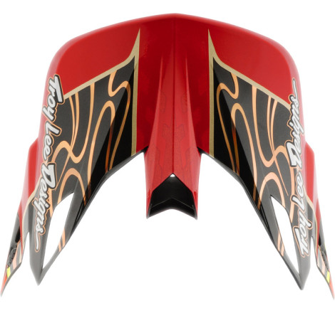 Visière TROY LEE DESIGNS SE5 Carbon - Wings rouge