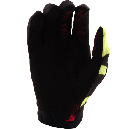 Gants enfant TROY LEE DESIGNS Air - Cyclops noir/jaune fluo
