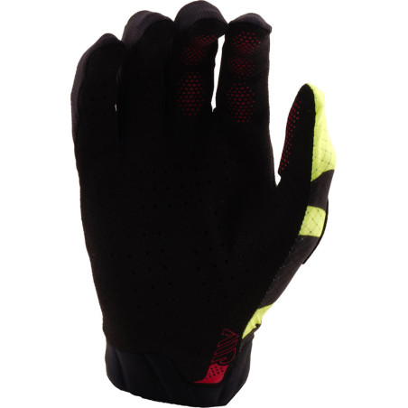Gants enfant TROY LEE DESIGNS Air - Cyclops noir/jaune fluo