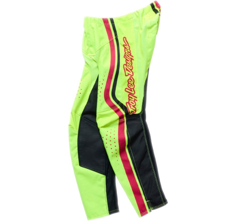 Pantalon enfant TROY LEE DESIGNS GP Pro - Roller jaune fluo/fuschia
