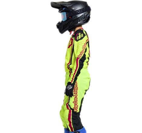 Pantalon enfant TROY LEE DESIGNS GP Pro - Roller jaune fluo/fuschia