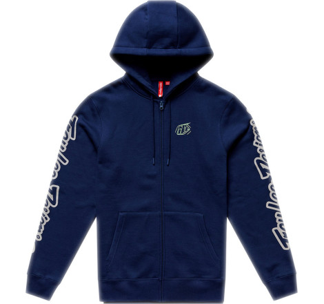 Hoodie TROY LEE DESIGNS Zip Up Badge - Navy/Sage