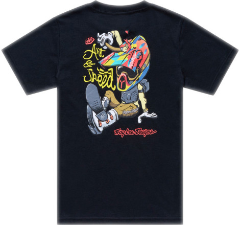 T-Shirt enfant TROY LEE DESIGNS Heritage - noir