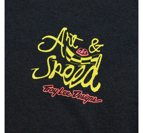 T-Shirt enfant TROY LEE DESIGNS Heritage - noir