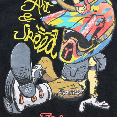 T-Shirt enfant TROY LEE DESIGNS Heritage - noir