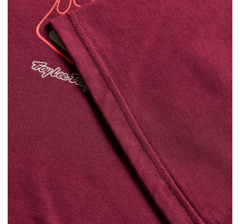 T-Shirt TROY LEE DESIGNS Flame2 - Sangria