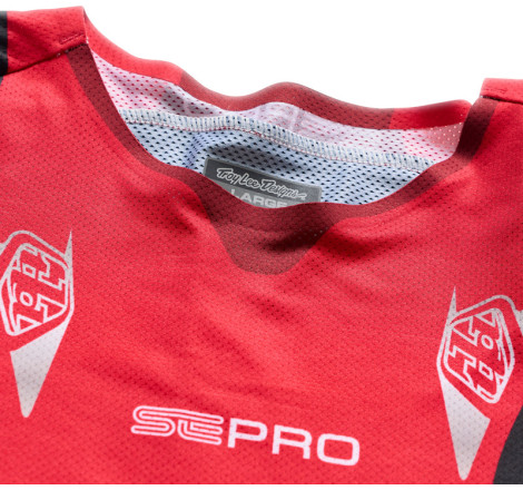 Maillot TROY LEE DESIGNS SE Pro - Salvo rouge/blanc