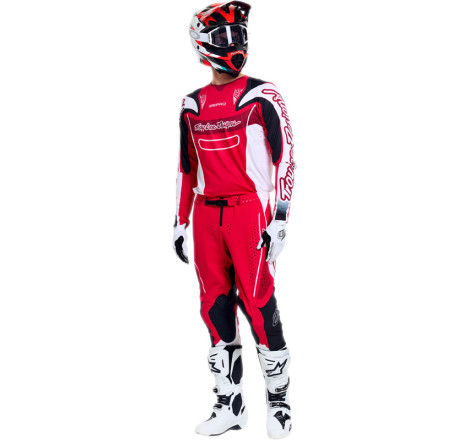 Maillot TROY LEE DESIGNS SE Pro - Salvo rouge/blanc
