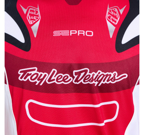 Maillot TROY LEE DESIGNS SE Pro - Salvo rouge/blanc