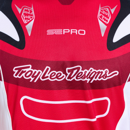 Maillot TROY LEE DESIGNS SE Pro - Salvo rouge/blanc