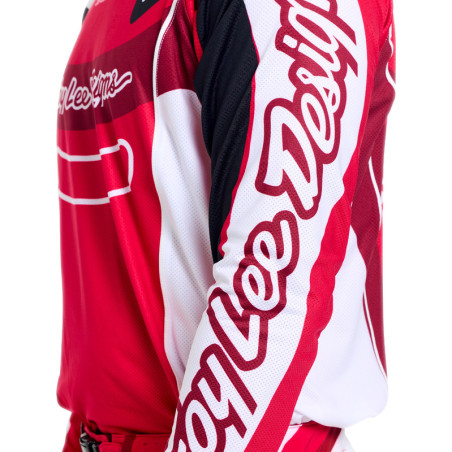 Maillot TROY LEE DESIGNS SE Pro - Salvo rouge/blanc