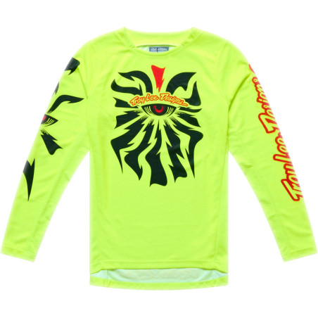 Maillot enfant TROY LEE DESIGNS GP Pro - Cyclops jaune fluo