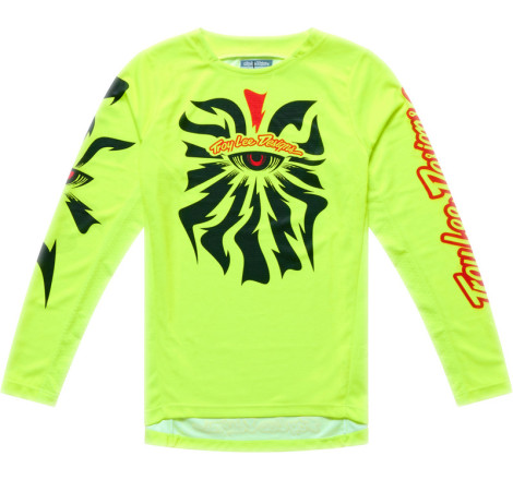 Maillot enfant TROY LEE DESIGNS GP Pro - Cyclops jaune fluo
