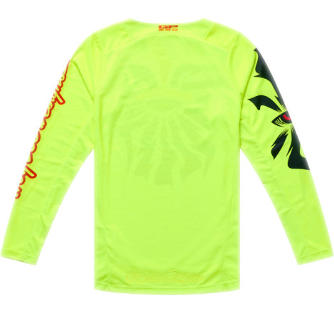 Maillot enfant TROY LEE DESIGNS GP Pro - Cyclops jaune fluo