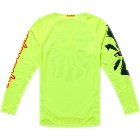 Maillot enfant TROY LEE DESIGNS GP Pro - Cyclops jaune fluo