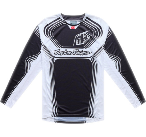 Maillot TROY LEE DESIGNS GP Pro - Streamline noir/blanc