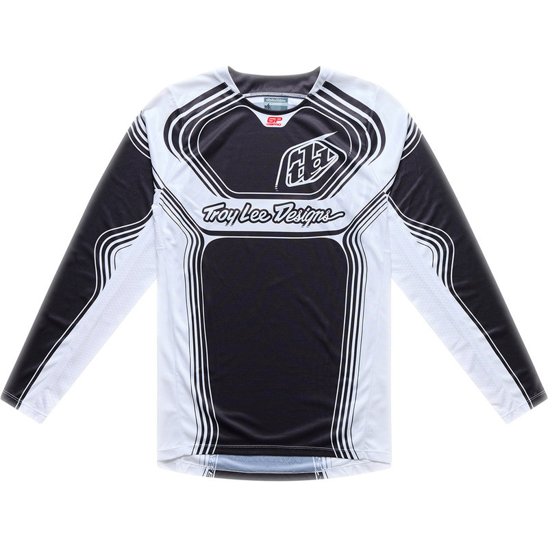 Maillot TROY LEE DESIGNS GP Pro - Streamline noir/blanc