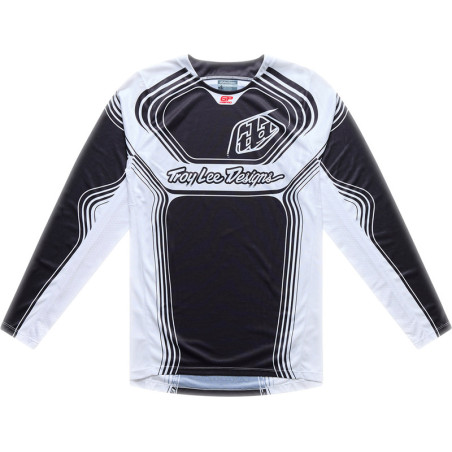 Maillot TROY LEE DESIGNS GP Pro - Streamline noir/blanc
