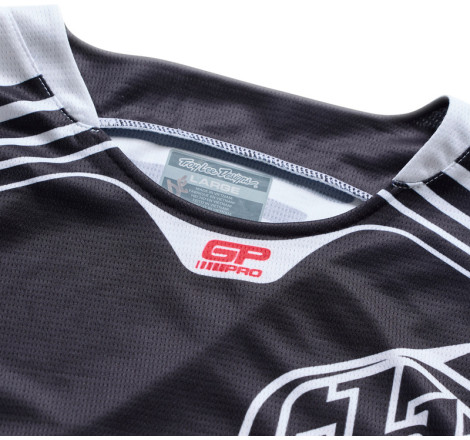 Maillot TROY LEE DESIGNS GP Pro - Streamline noir/blanc