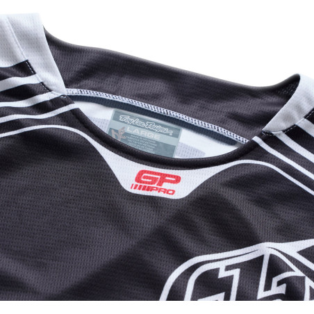 Maillot TROY LEE DESIGNS GP Pro - Streamline noir/blanc