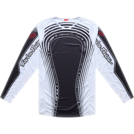 Maillot TROY LEE DESIGNS GP Pro - Streamline noir/blanc