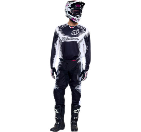 Maillot TROY LEE DESIGNS GP Pro - Streamline noir/blanc