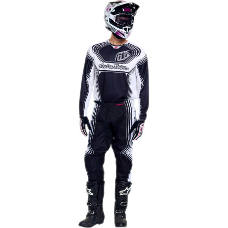 Maillot TROY LEE DESIGNS GP Pro - Streamline noir/blanc