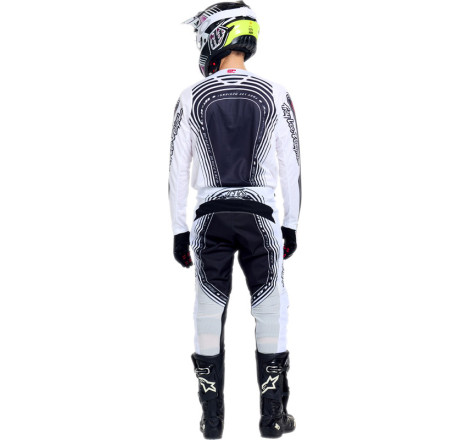 Maillot TROY LEE DESIGNS GP Pro - Streamline noir/blanc