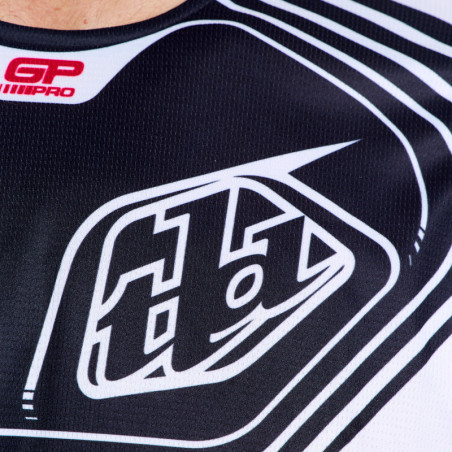 Maillot TROY LEE DESIGNS GP Pro - Streamline noir/blanc
