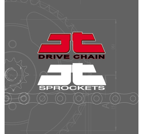 Kit chaîne JT 420HDR 12/48-120 - couronne standard