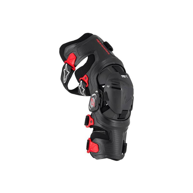 Genouillères Alpinestars RK-7 Plasma Noir/Rouge – Taille S