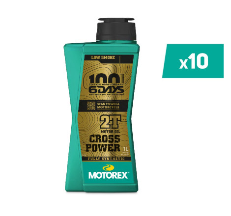 Huile moteur MOTOREX Cross Power 2T Limited Edition 6Days- 1L (x10)