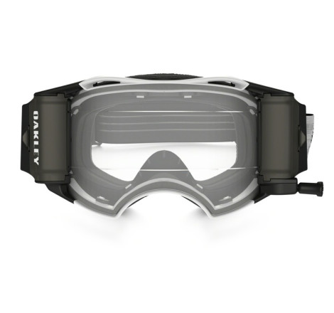 Masque OAKLEY Airbrake MX Race-Ready Roll-Off Matte White Speed – écran transparent