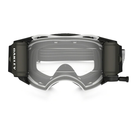 Masque OAKLEY Airbrake MX Race-Ready Roll-Off Matte White Speed – écran transparent