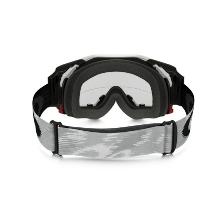 Masque OAKLEY Airbrake MX Race-Ready Roll-Off Matte White Speed – écran transparent