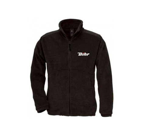 Blouson polaire zippé BIHR - noir taille L